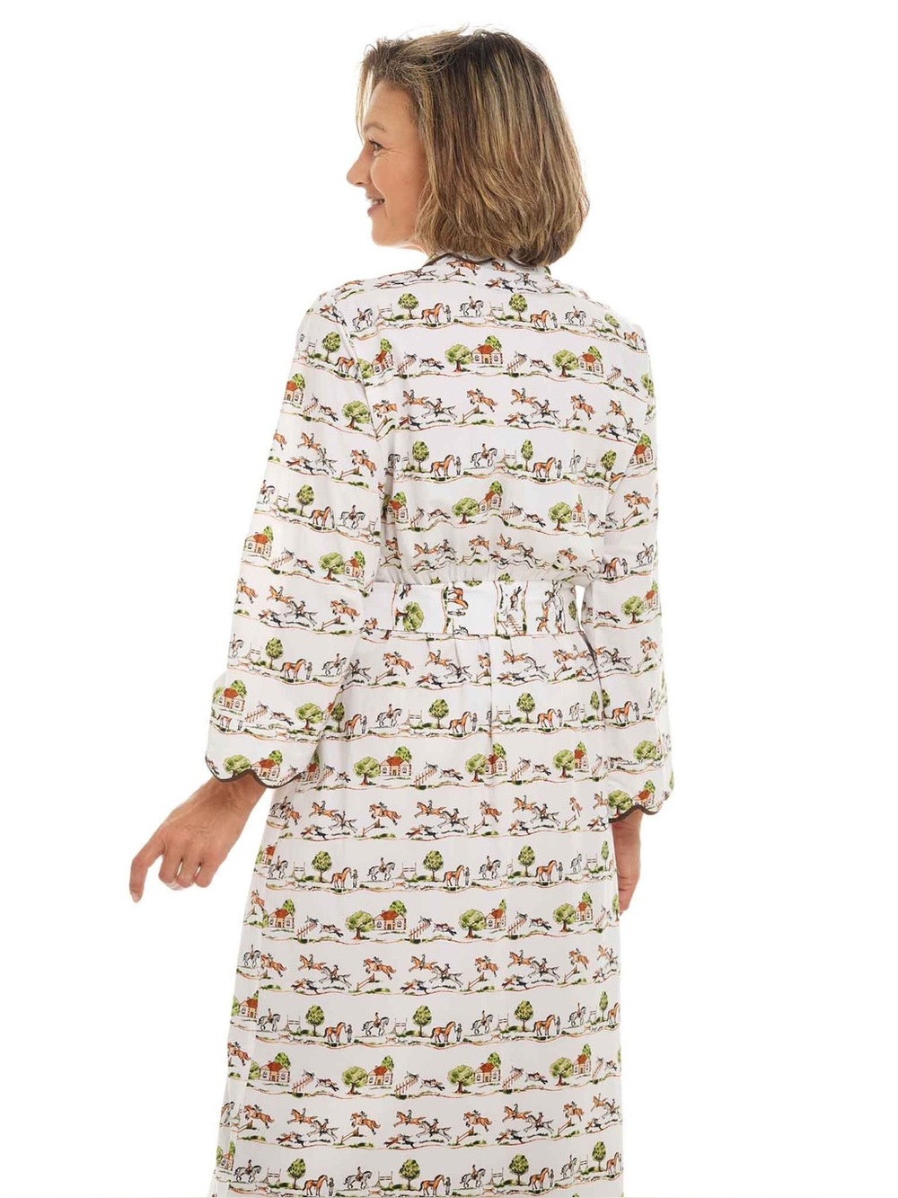 Heidi Carey DAY IN THE COUNTRY CLASSIC ROBE Size Small - Picture 3 of 13